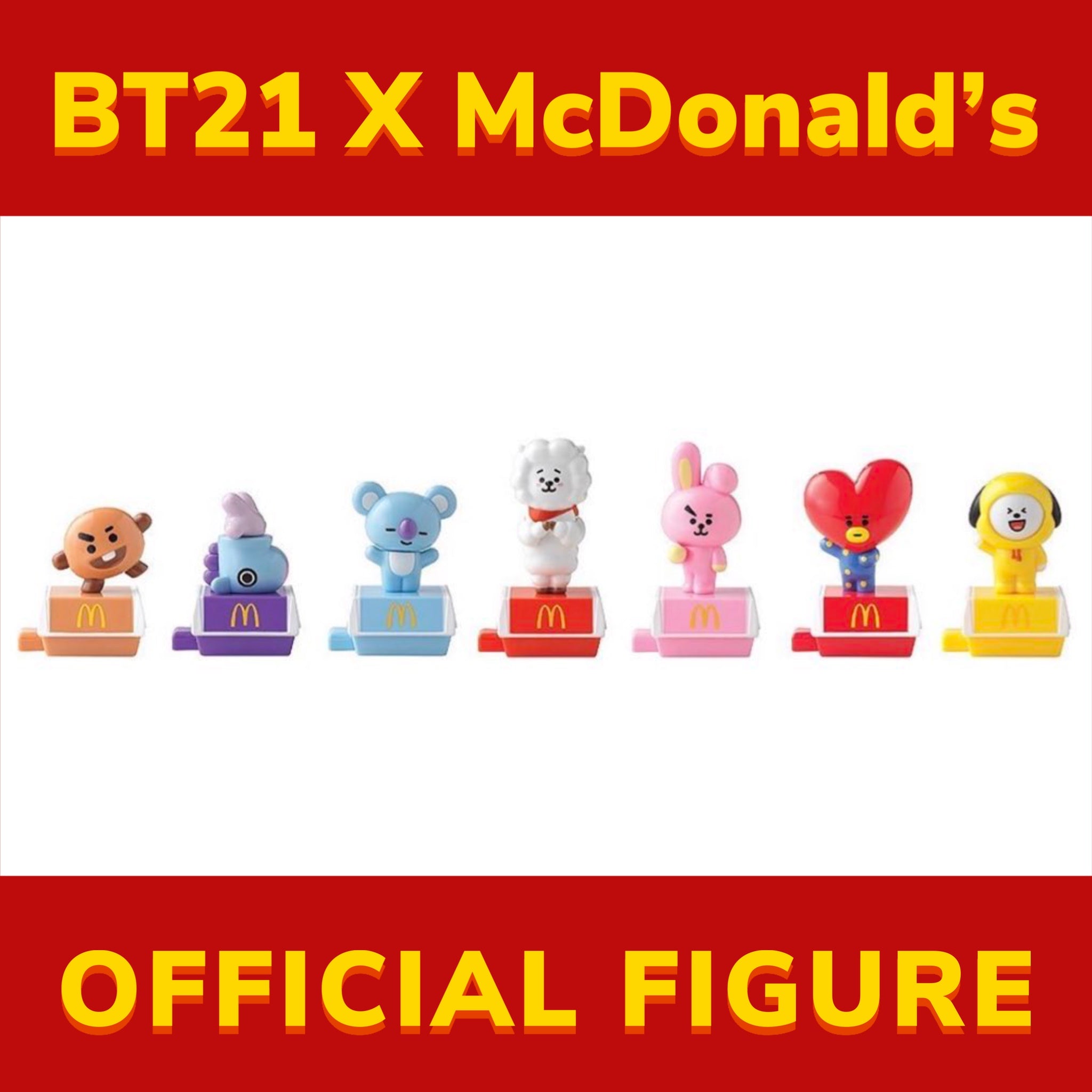 BT21 X MCDONALD’S COLLECTOR FIGURE Bora clover