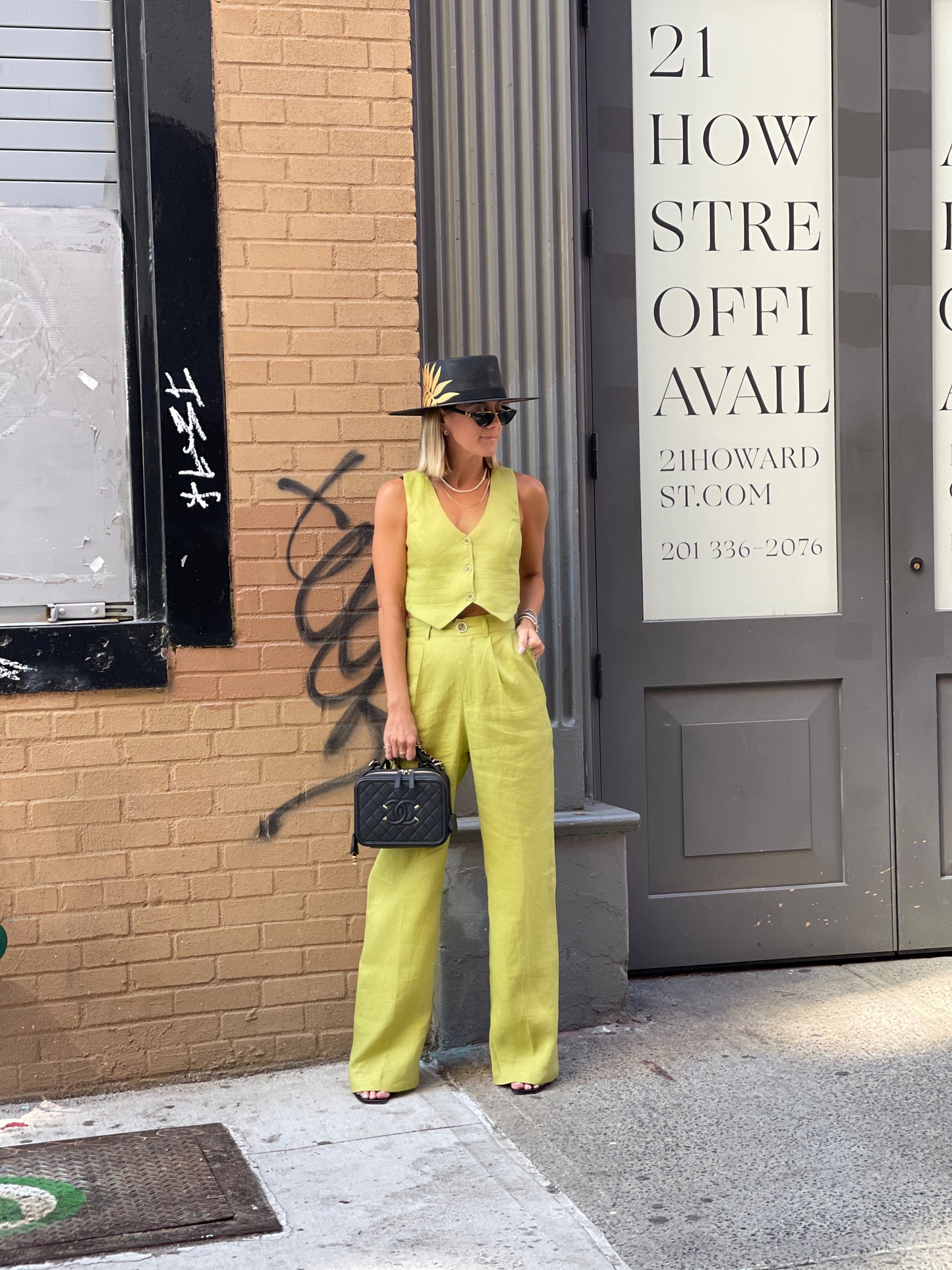 High Rise Pant- Verde