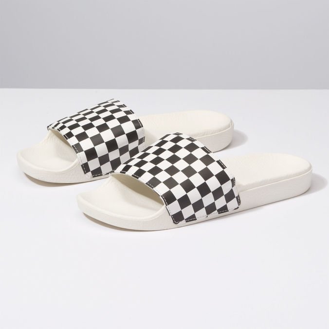 chinelo vans checkerboard