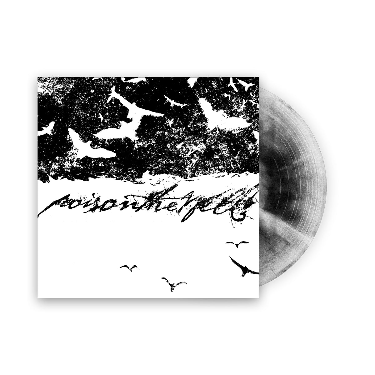 POISON THE WELL 'TEAR FROM THE RED' WHITE + BLACK GALAXY LP