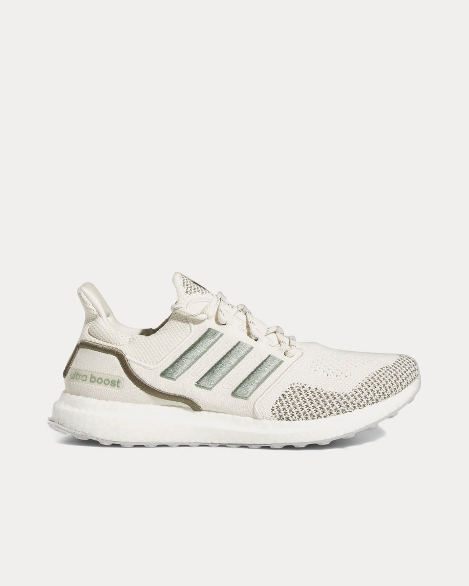 Adidas Ultraboost 1.0 White / Silver Green / Olive Strata Running Shoes - Sneak in Peace