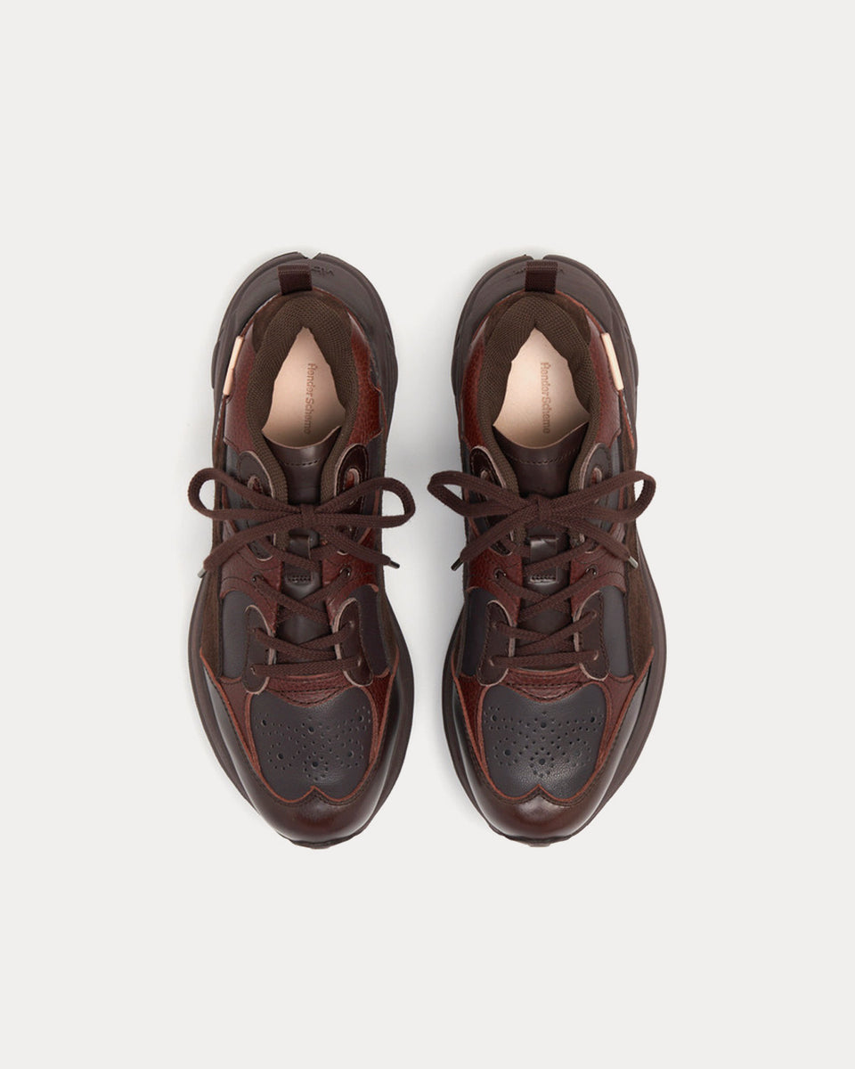 Hender Scheme Polar Dark Brown Low Top Sneakers - Sneak in