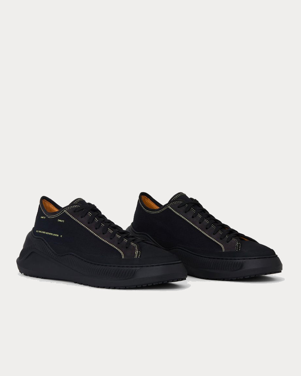 OAMC FREE SOLO SNEAKER LOW BLACK LEATHER | unimac.az