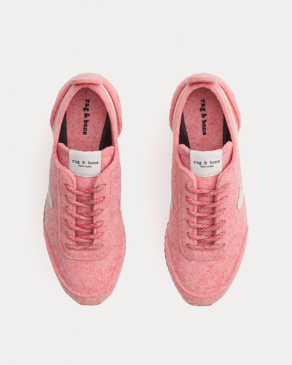 & Bone Retro Runner Recycled Materials Pink Low Top Sneakers - Sneak in Peace