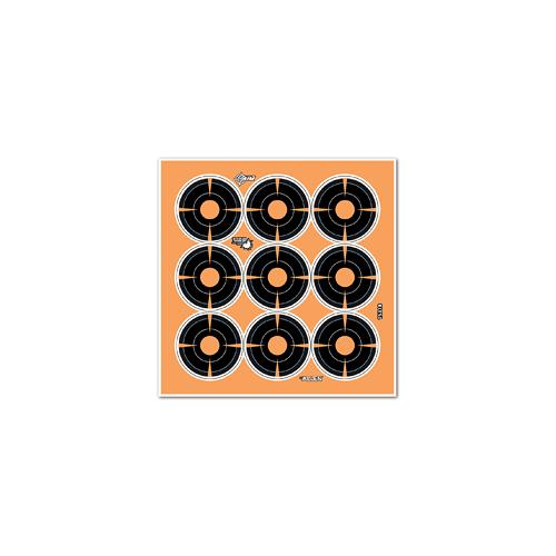 Ez See Aiming Dots, Adhesive, Black, 2-In., 12-Sheets