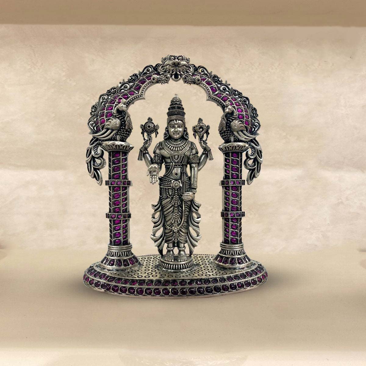 Buy Perumal 2D Idol | 925 Pure Silver God Idols Online – The ...