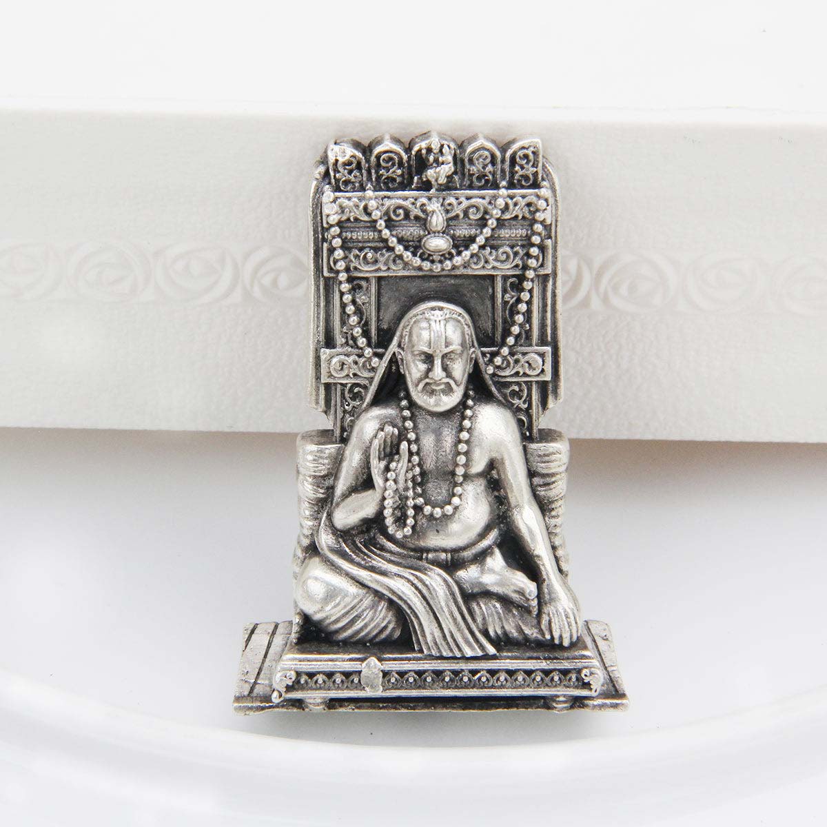 Buy Swamy Raghavendra 2D Idol | 925 Pure Silver God Idols Online ...