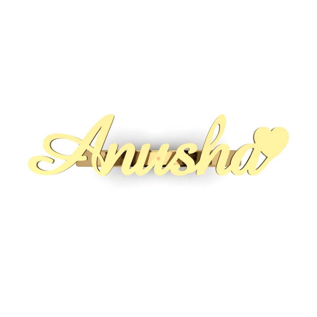 Stylish Name Ring Anusha Style– Namely