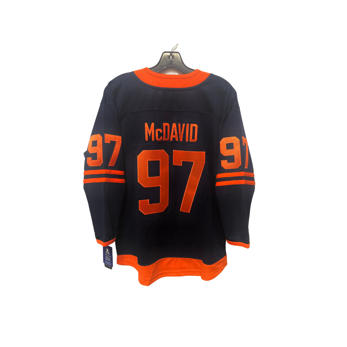  Connor McDavid Edmonton Oilers #97 Navy Youth 8-20 Alternate  Premier Jersey (8-12) : Sports & Outdoors