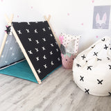 Criss Cross Beanbag - White