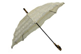Sunday Picnic Frill Umbrella - White