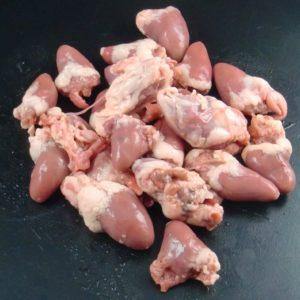 raw chicken gizzards for dogs