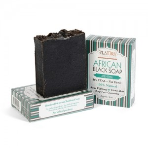 Shea Terra African Black Soap (Menthe) 115g