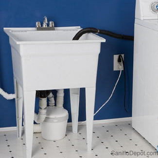 Saniflo Depot | Upflush Toilets : Saniflo SaniSWIFT | Gray ...