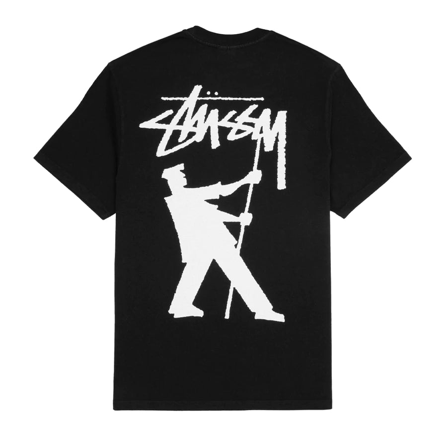 STÜSSY PAINTER PIG. DYED TEE // BLACK