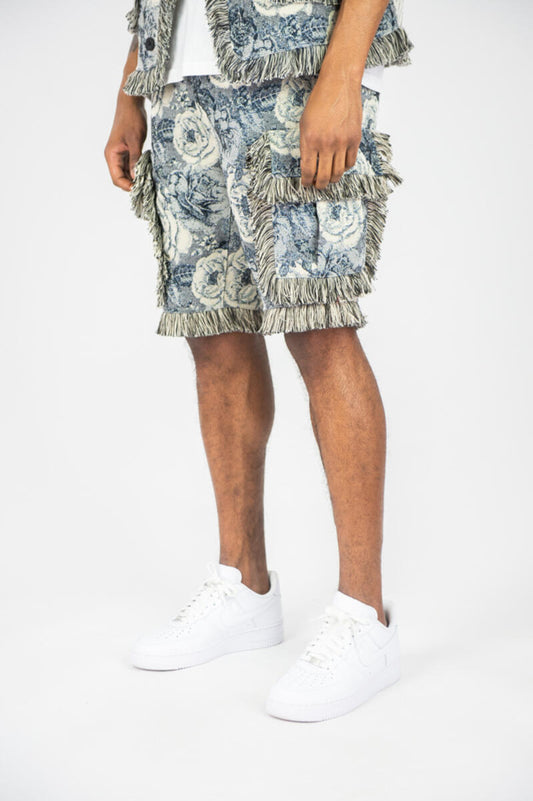 Tapestry Cargo Shorts | Rebel Minds