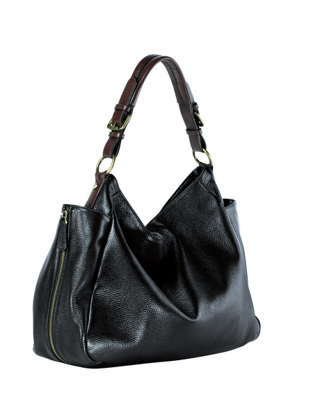 soft black leather handbags