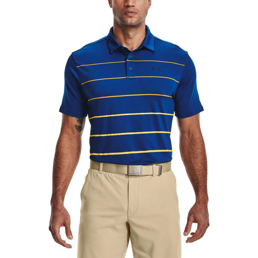 men's ua playoff core stripe polo