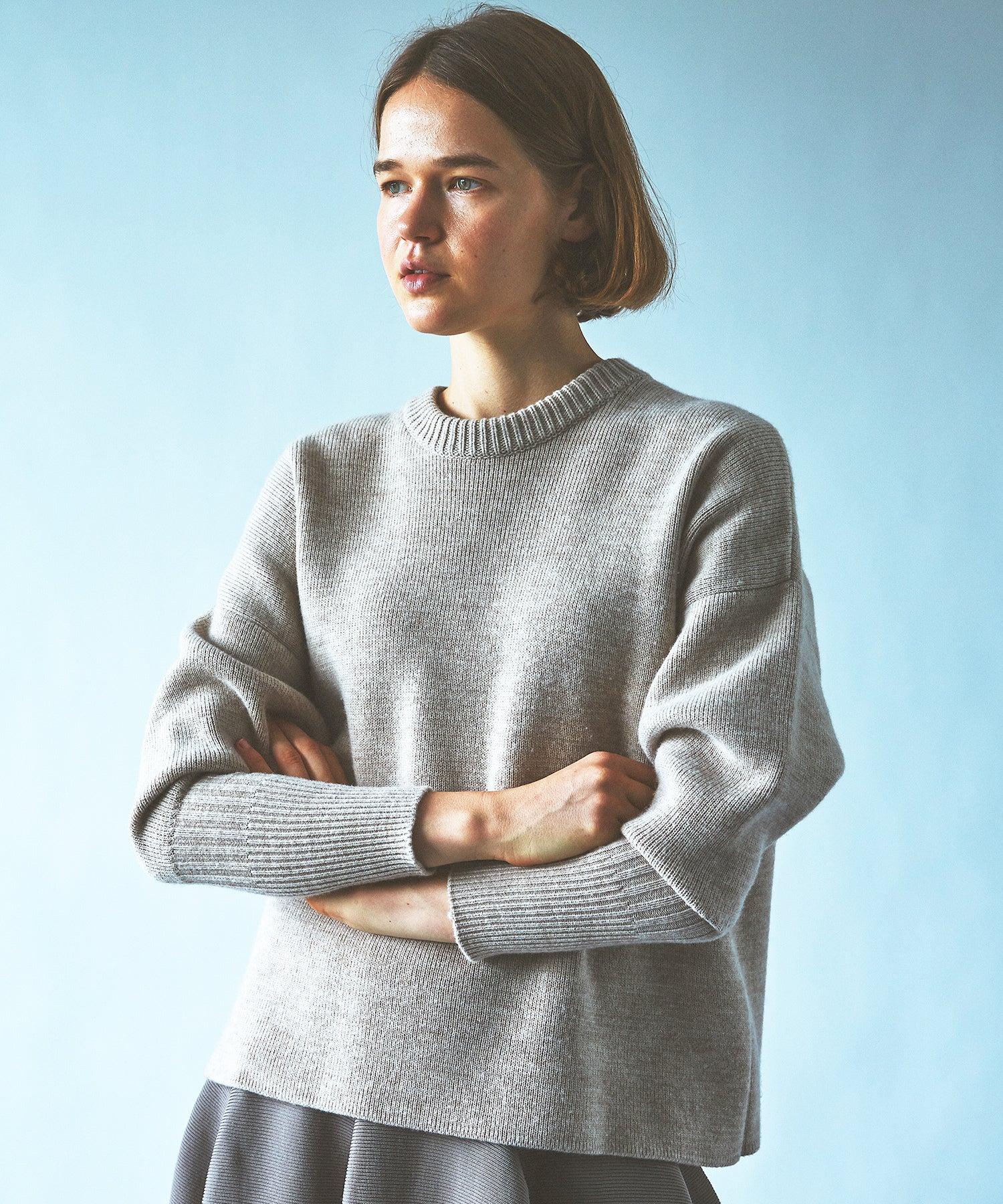 Wool sweater with exquisite details – CFCL Official Online Store