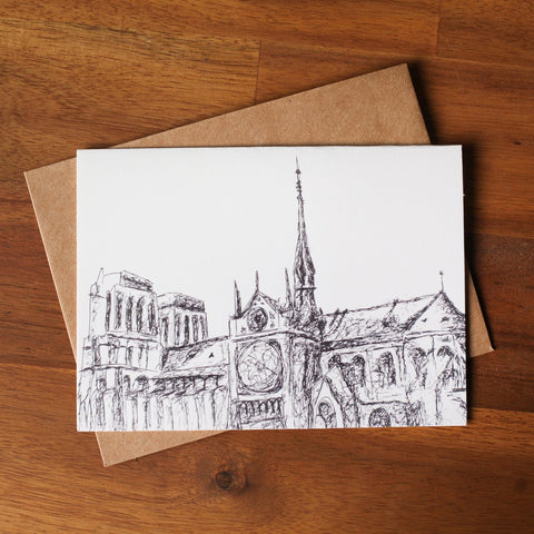 Notre Dame Basilica - Greeting Card