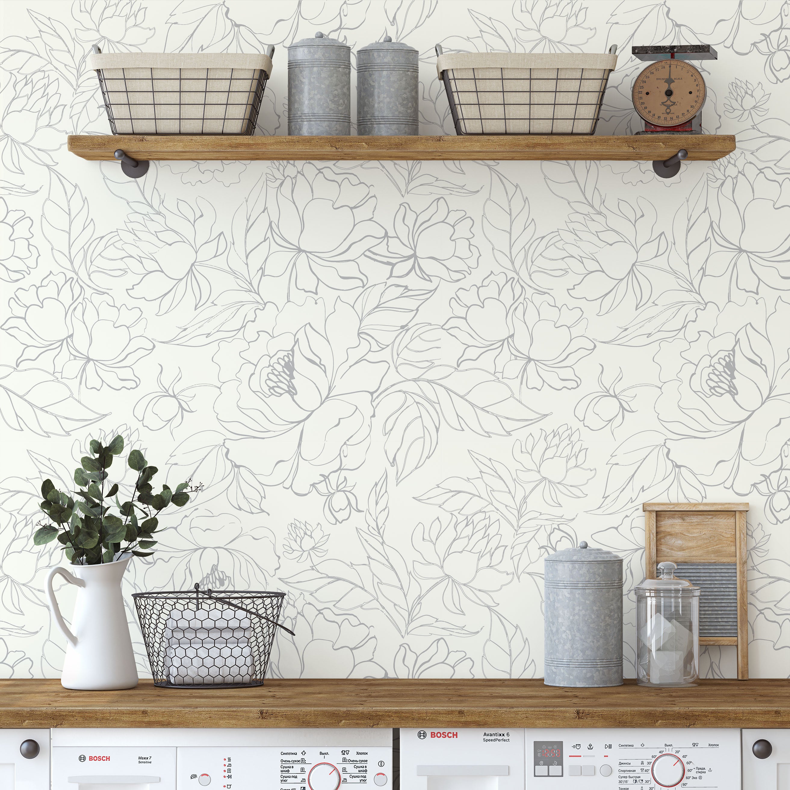 Floral Lace Wallpaper - Waterproof, Removable, Washable, Durable,  Customizable & Commercial Grade – Wallpapers By T