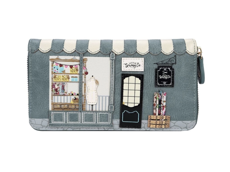 middernacht ik heb honger Imperial Vendula Large Ziparound Wallet - Sewing Shop | Charli and Coco