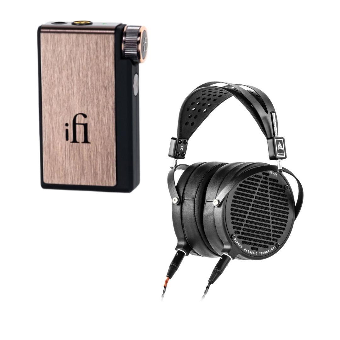 iFi GO blu Hi-Res Bluetooth DAC w/ Audeze LCD-2 Classic Headphones