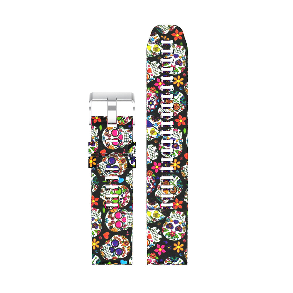 Patterned Rubber Strap for Garmin Fenix 5 / 5 Plus / 6 / Forerunner 935 / Quatix 5 / Approach S60 / Instinct