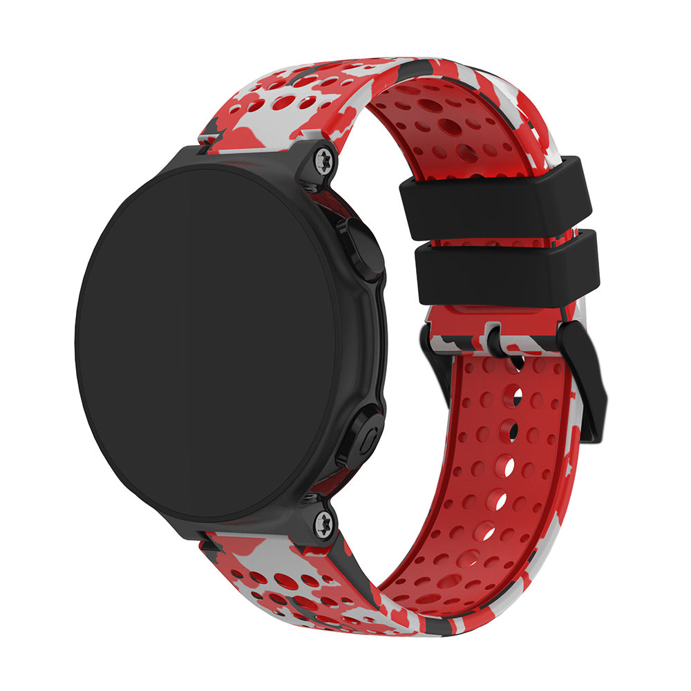 Camo Rubber Strap with Black Buckle for Garmin Forerunner 220 230 / North Street Watch Co.