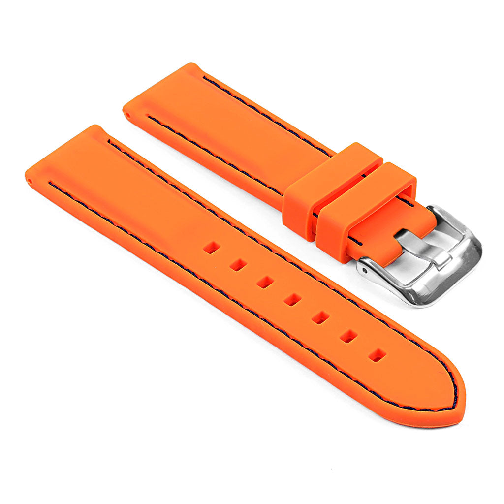 Rubber Strap w/ Stitching for Samsung Galaxy Watch 3