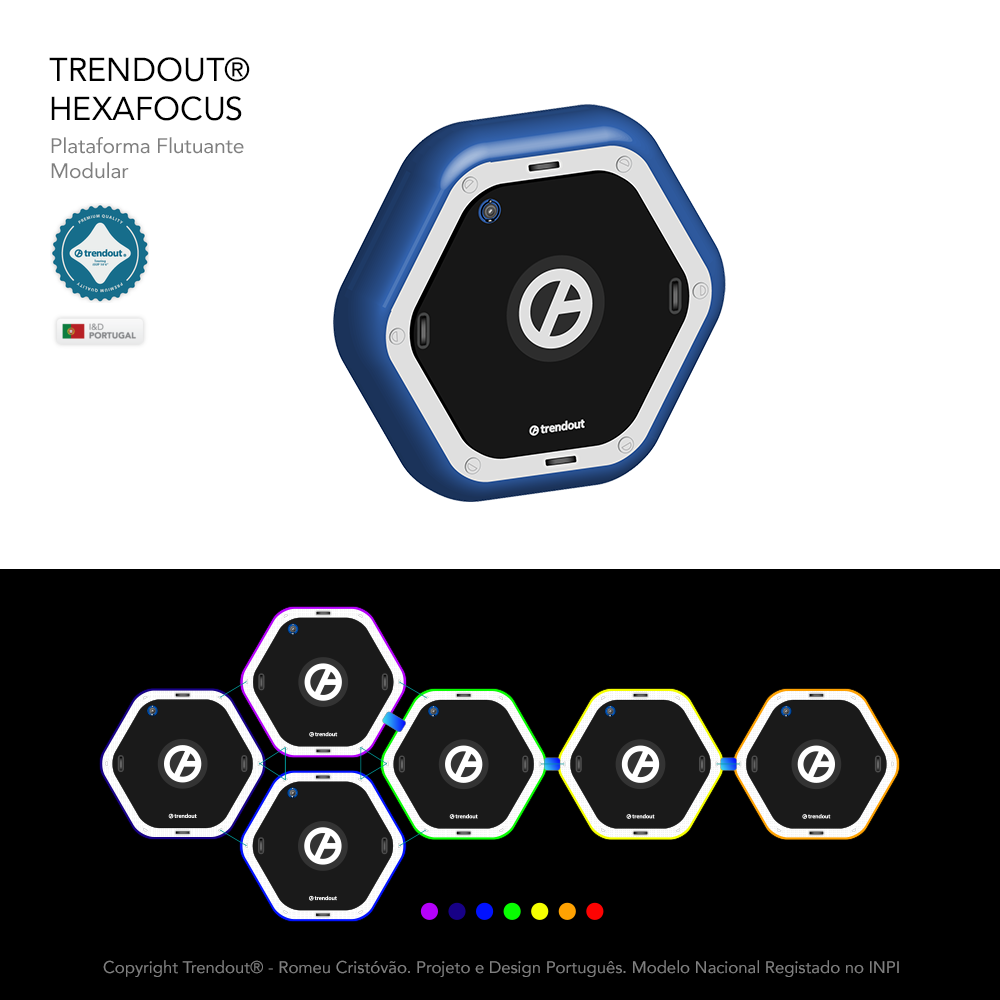 Plataforma Flutuante Trendout Hexafocus