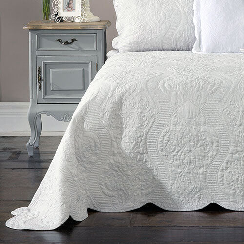 Bianca Candace Silver Bedspread Set in All Sizes 