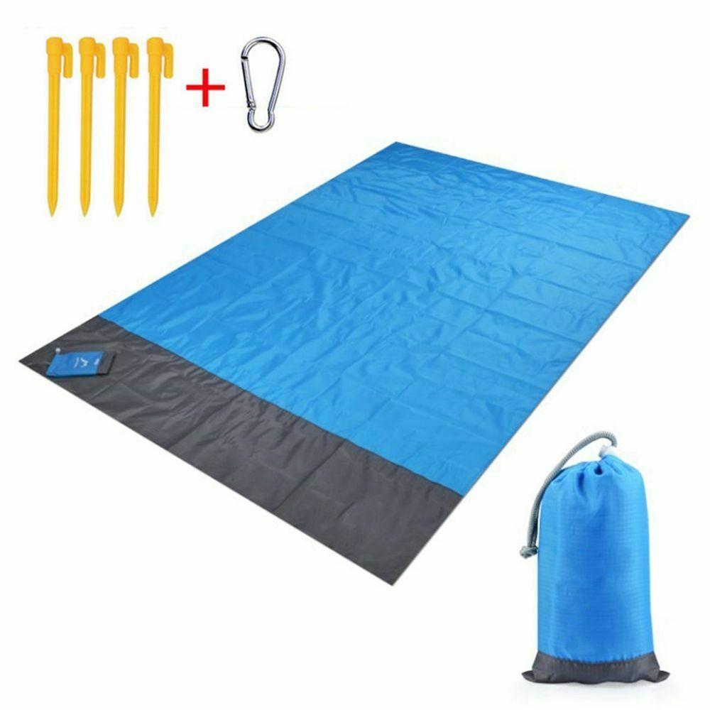 sand free beach blanket with pockets