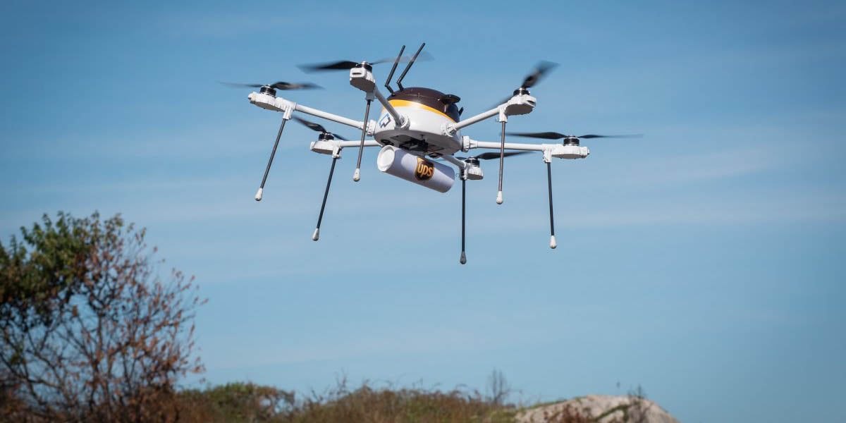 cyphy works and UPS drone test flight