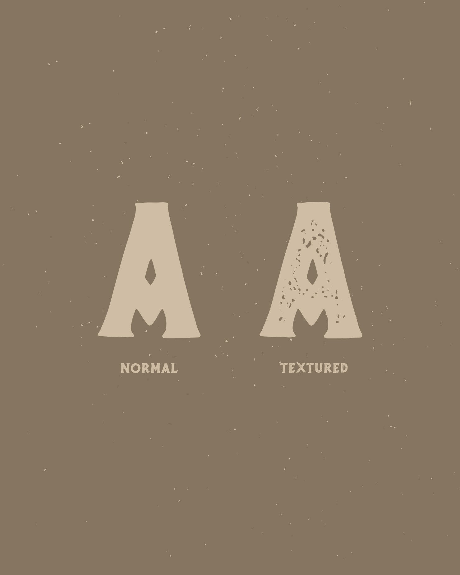 Eaglestone Textured Typeface