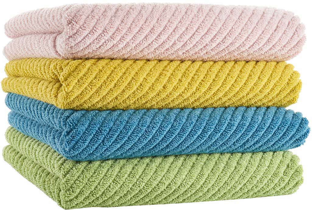 Abyss Super Twill stack of towels