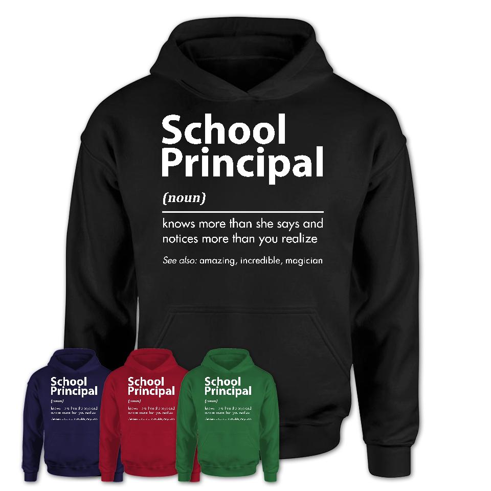 Funny School Principal Definition Shirt, New Job Gift for School Princ –  Shedarts