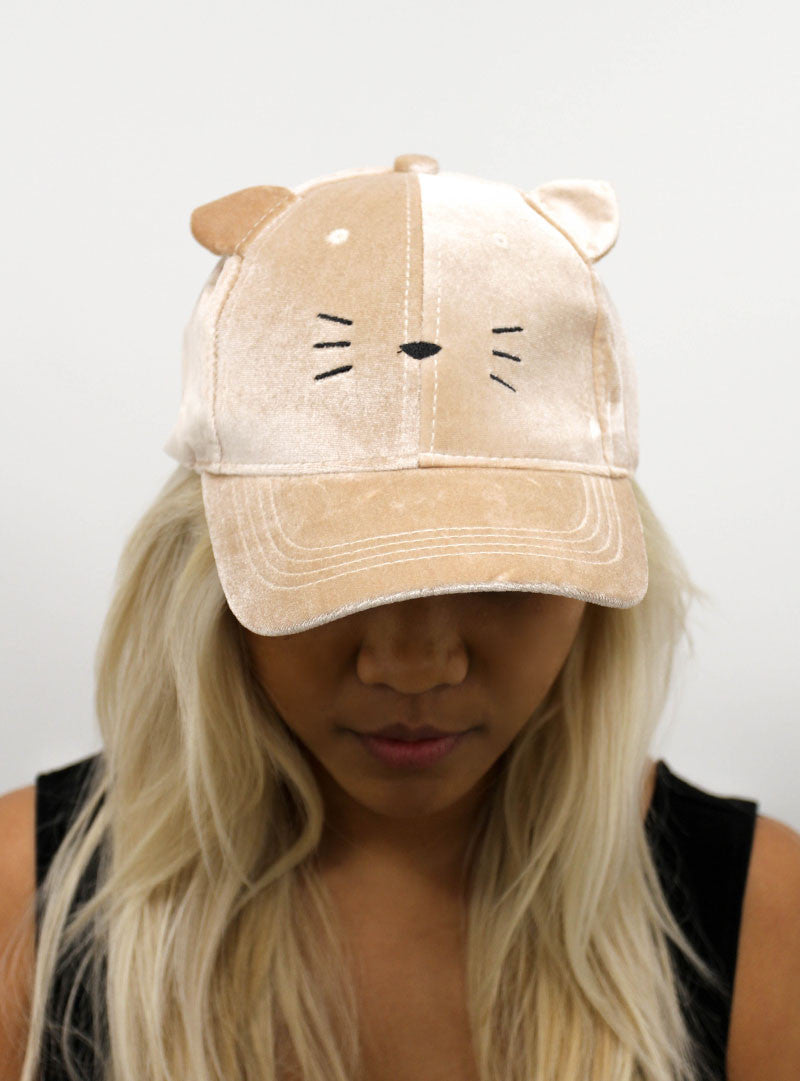 Kitty Cat Ear Baseball Cap