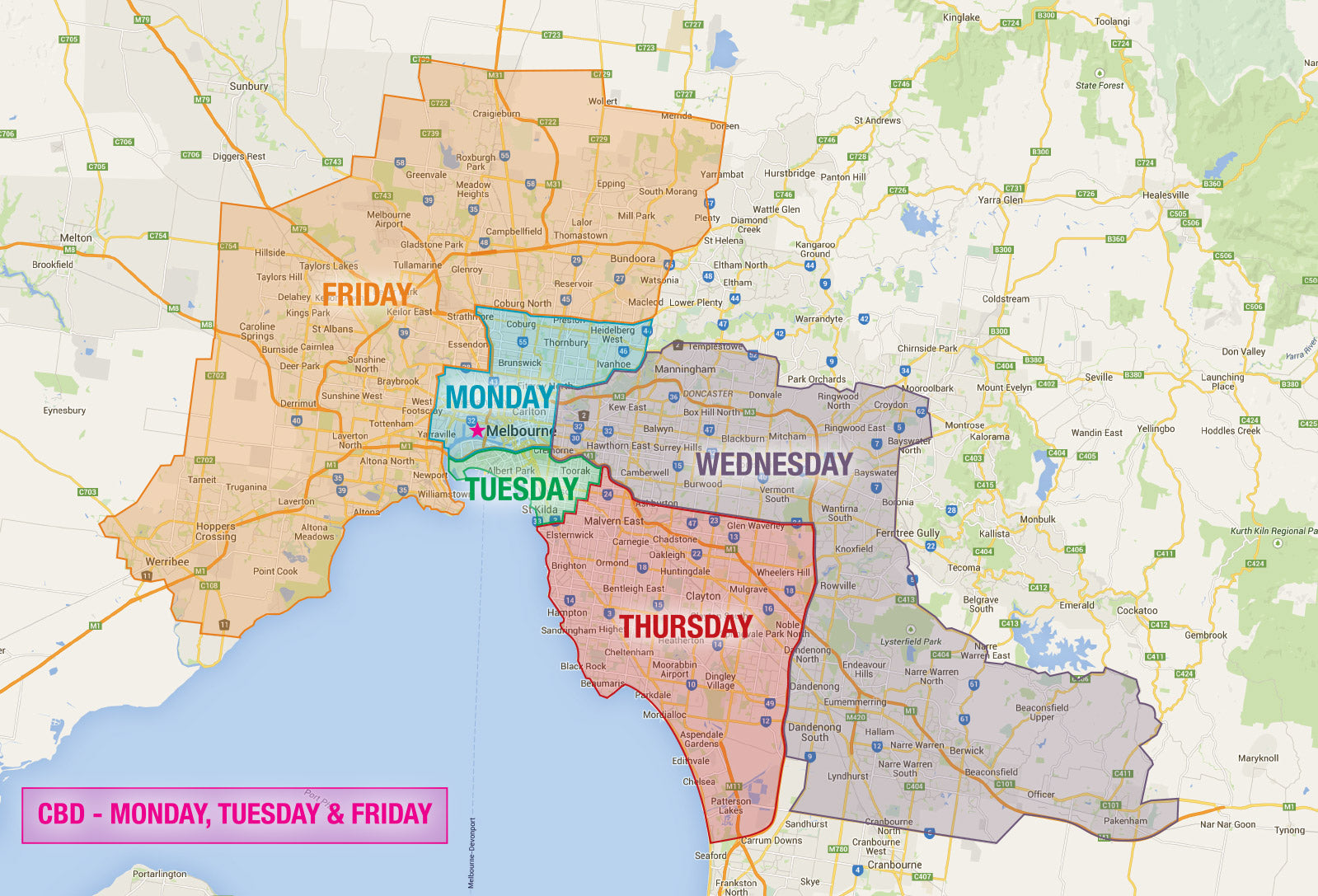 mysupply delivery areas