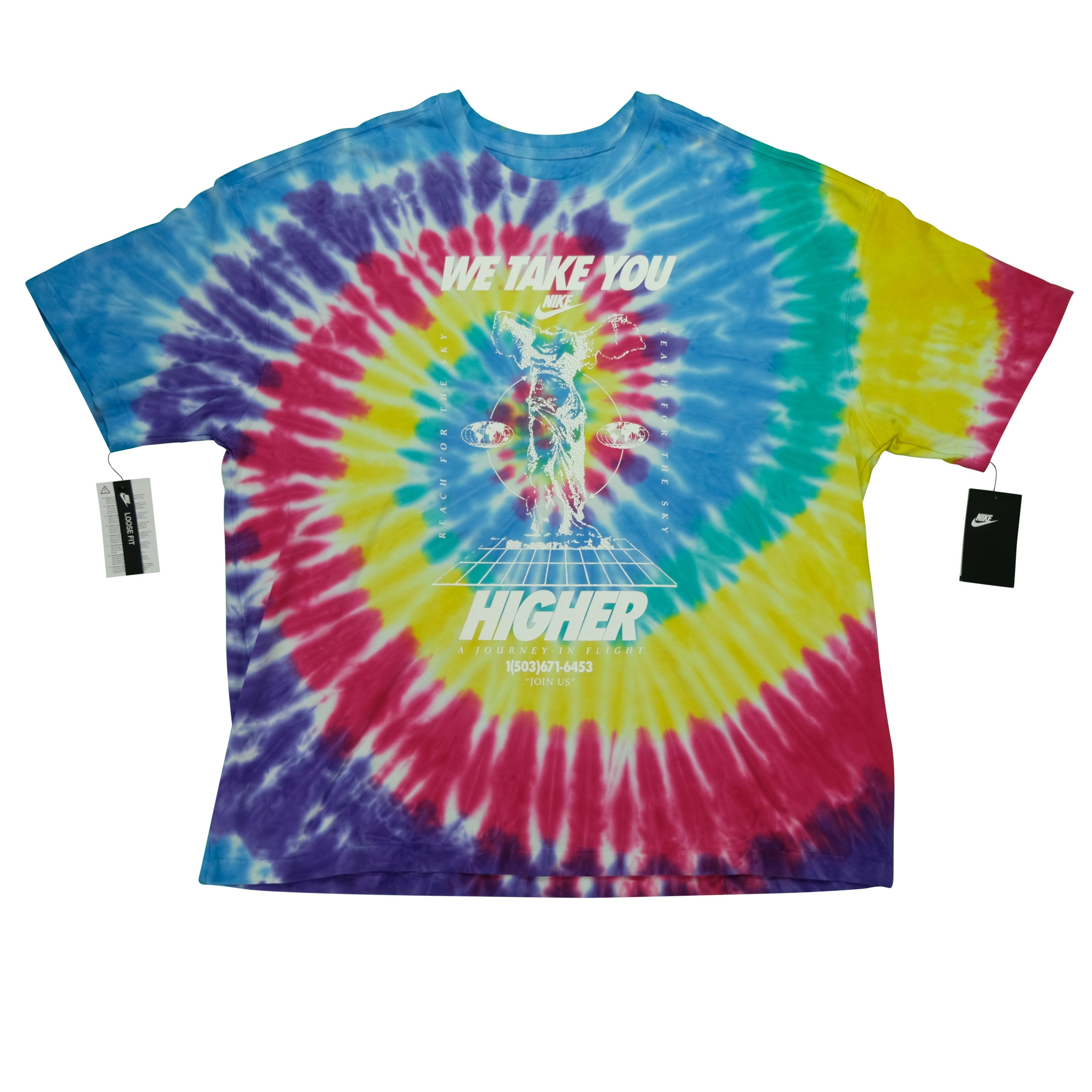 Nike We Take You Tie Dyed Tee NWT – Reset Web Store
