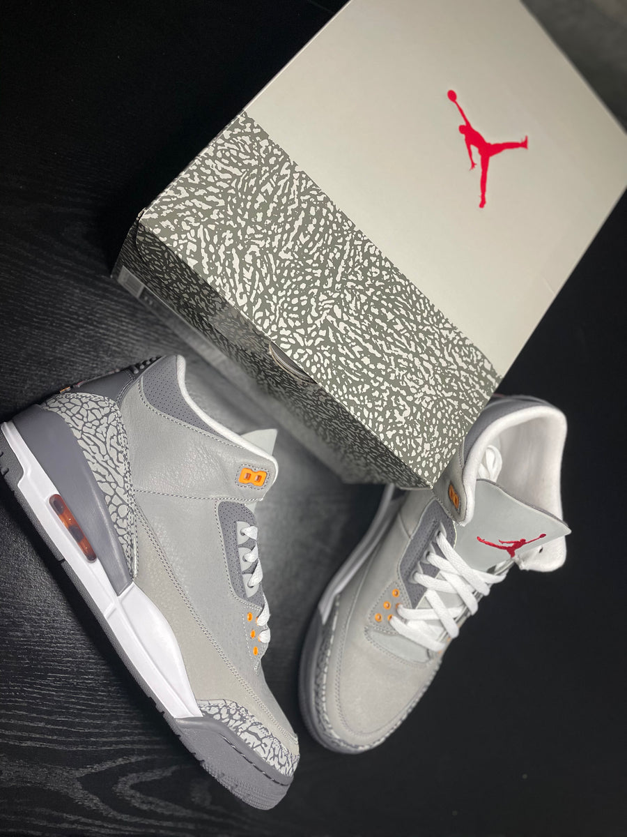 air jordan retro 3 grey