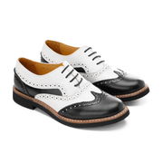 Black, White | Oxford |  Shoes | Foot ware | Women | Tayree | Egyptian Brand | EcoCart Shop