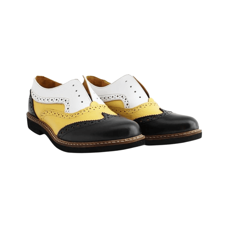 Yellow, Black, White |  Oxford | Classic Shoes | Women | Foot Ware | Tayree | Egyptian Brand | EcoCart Shop