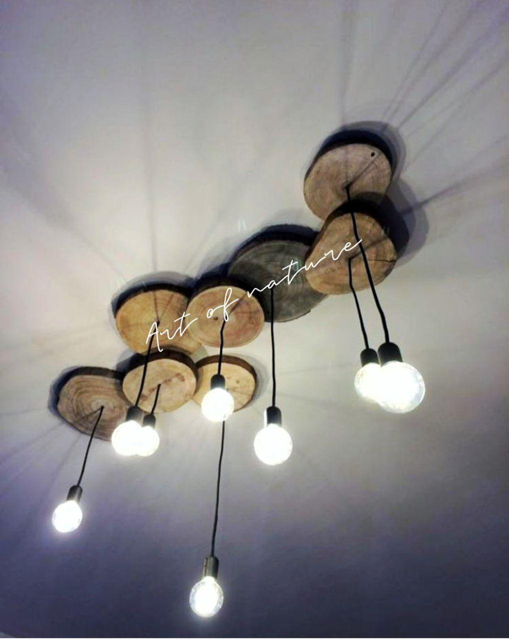 8 wooden lamps | Woodwork | Home decoration | EcoCart Shop
