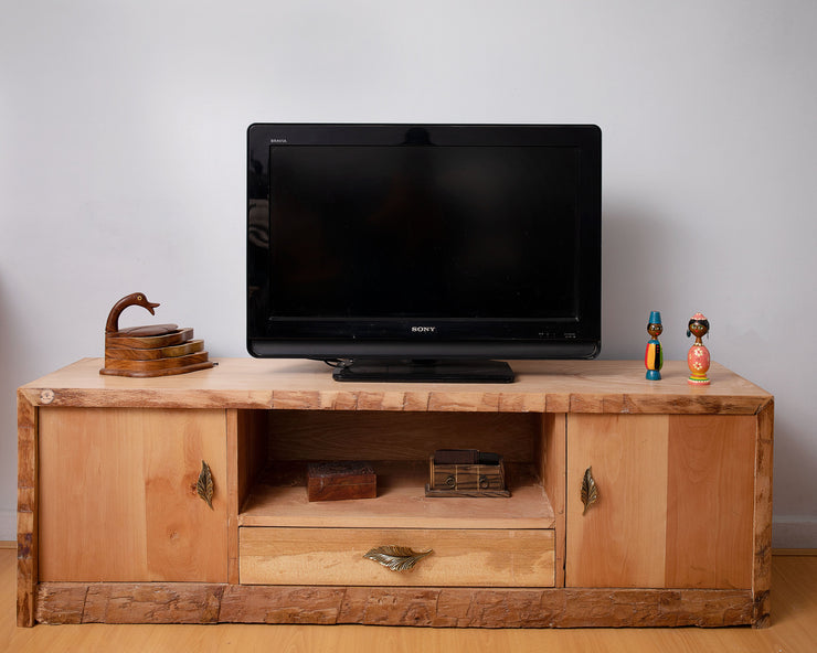 Wooden TV table | Wooden TV unit | Side table with cupboard 