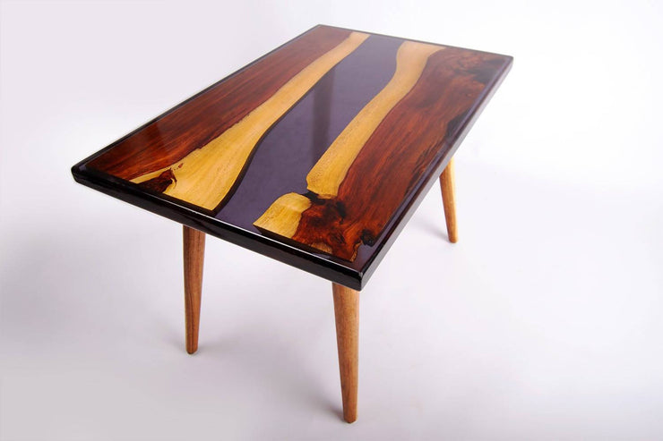 Asersus black epoxy coffee table 