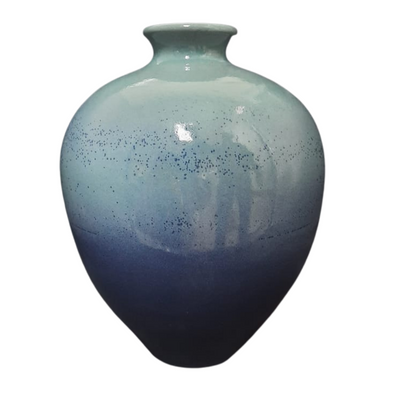 Blue Gradient Heart Vase | AYM | EcoCart
