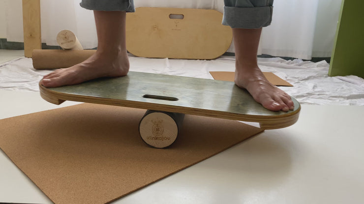Wooden Balance board for kids and adults | Kinkajou | EcoCart Shop