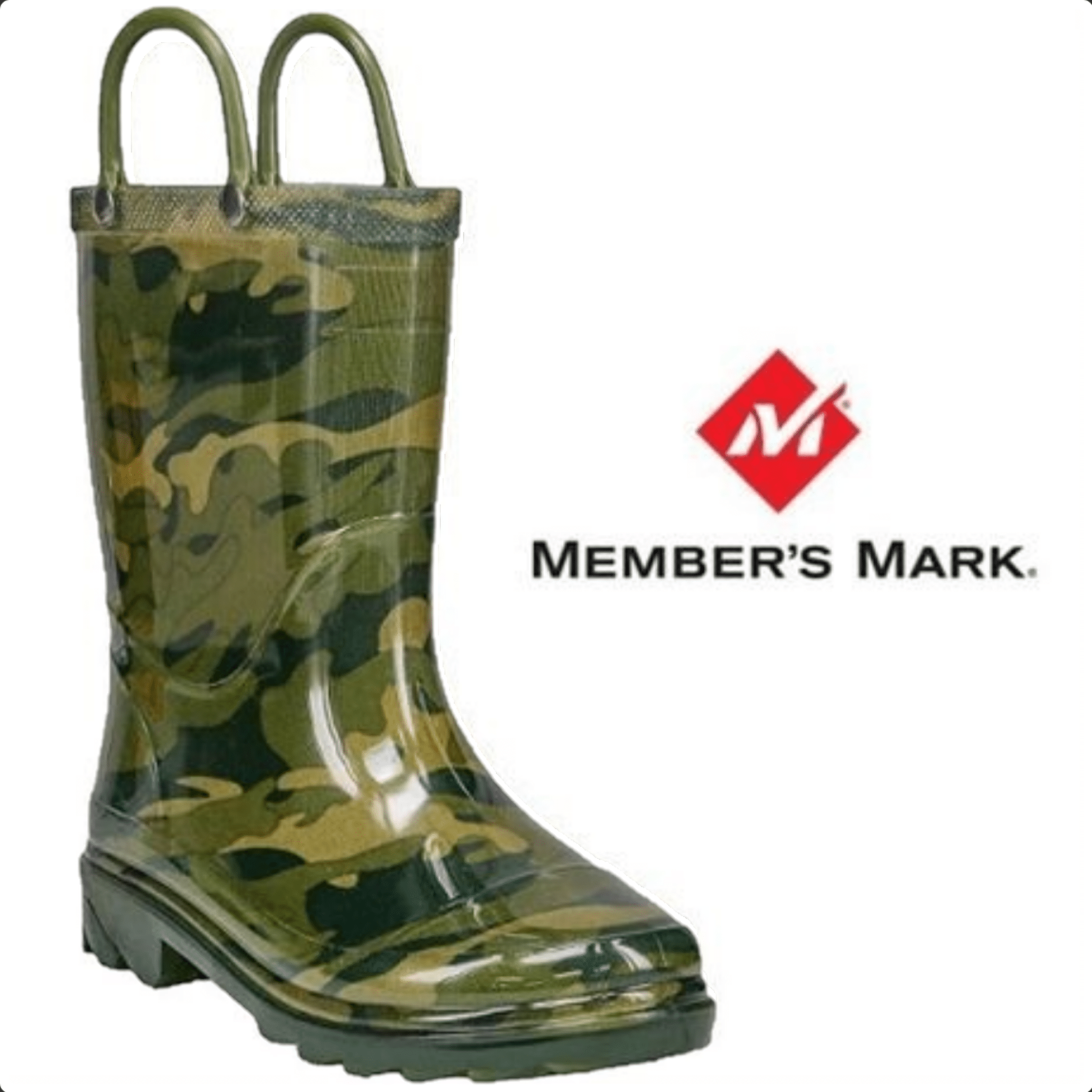 members mark light up rain boots