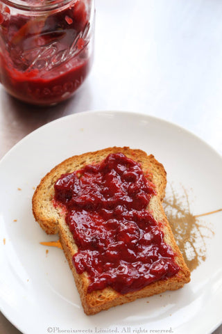 Phoenix Sweets Selfmade Strawberry Jam with Toast